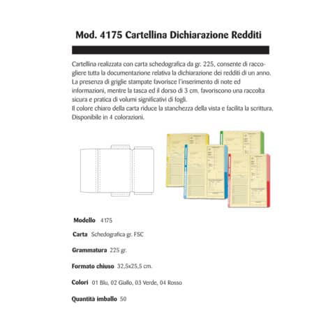 4pro-cartelline-2-lembi-dichiarazione-redditi-a4-cellulosa-225-g-mq-dorso-2-cm-giallo-conf-50-pezzi-4175-02