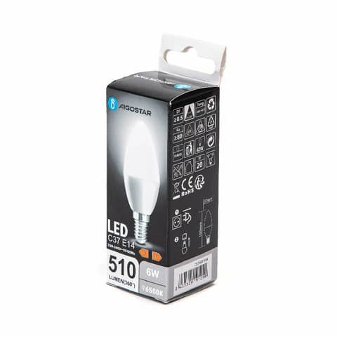 aigostar-lampadina-led-c37-e14-6w-510-lumen-luce-fredda-b10105mqn