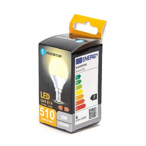 aigostar-lampadina-led-g45-e14-6w-510-lumen-luce-calda-b10105mqt