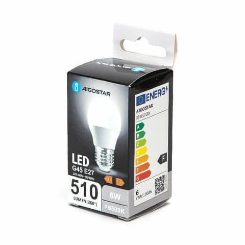 aigostar-lampadina-led-g45-e27-6w-510-lumen-luce-fredda-b10105mqu