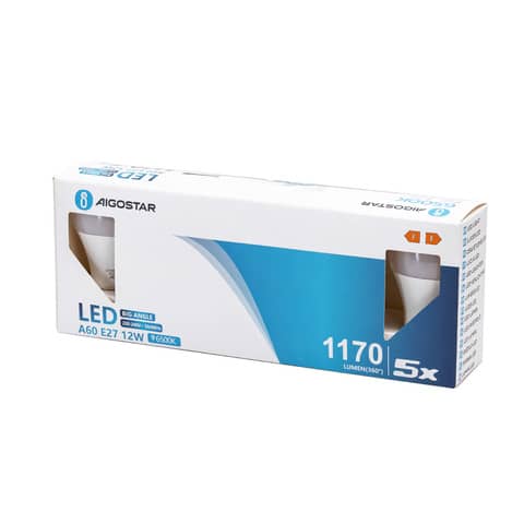 aigostar-lampadine-led-a60-e27-12w-luce-fredda-conf-5-pz-6500k-331597