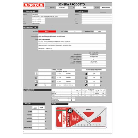 arda-set-2-squadre-12-cm-45-60-alluminio-80312