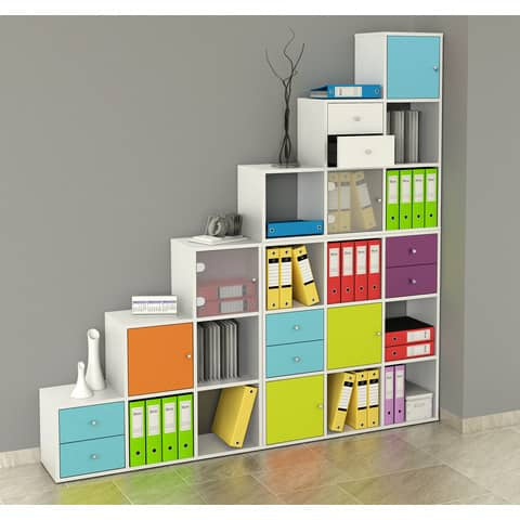 artexport-libreria-6-caselle-scalare-104x29-2cm-h103-9cm-bianco-rainbow