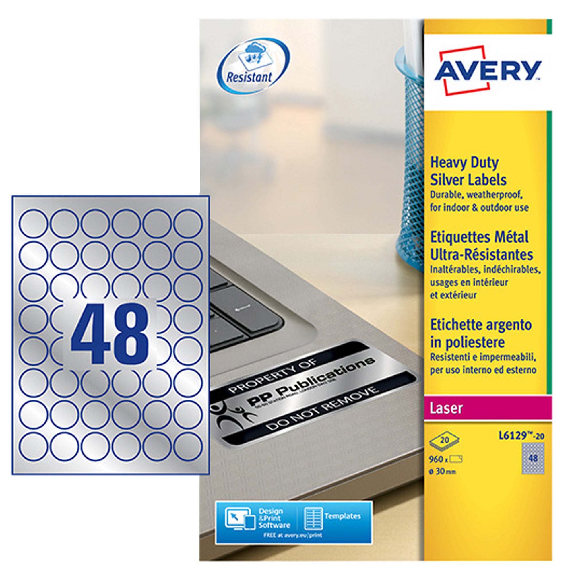 avery-poliestere-adesivo-l6129-argento-20fg-a4-d-30mm48et-fg-laser