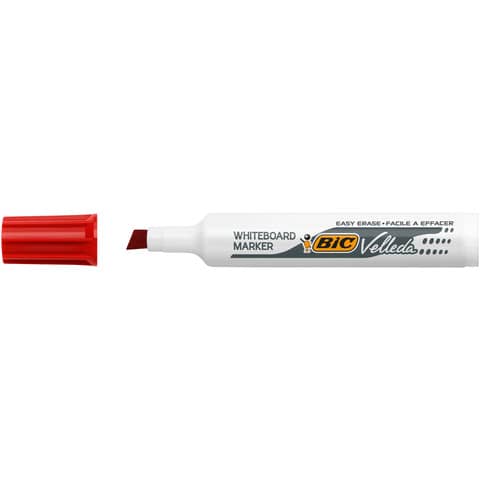 bic-marcatore-lavagne-bianche-velleda-1791-punta-scalpello-tratto-3-3-4-6mm-rosso-9431981