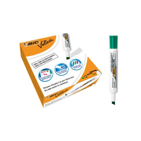 bic-marcatore-lavagne-bianche-velleda-1791-punta-scalpello-tratto-3-3-4-6mm-verde-9431971