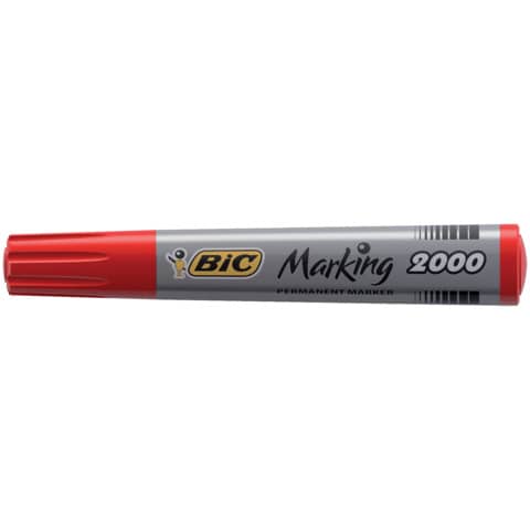 bic-marcatore-permanente-marking-2000-punta-conica-4-95-mm-rosso-8209133