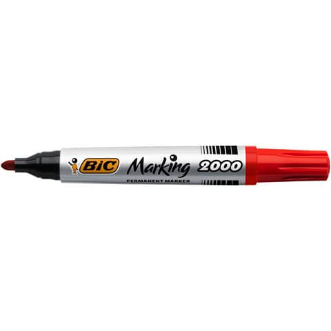 bic-marcatore-permanente-marking-2000-punta-conica-4-95-mm-rosso-8209133