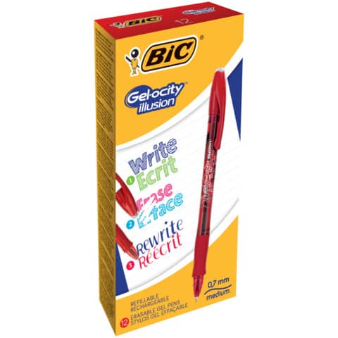 bic-penna-gel-cancellabili-gel-ocity-illusion-m-0-7-mm-rosso-516524