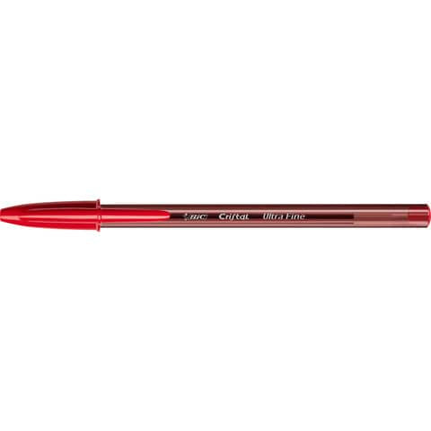 bic-penna-sfera-cappuccio-cristal-exact-0-7-mm-rosso-992604