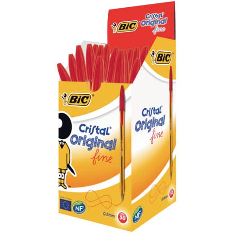 bic-penna-sfera-cristal-fine-0-8-mm-rosso-872720