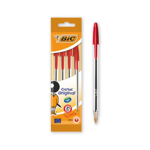 bic-penna-sfera-cristal-m-1-mm-blister-4-rosso-8308611