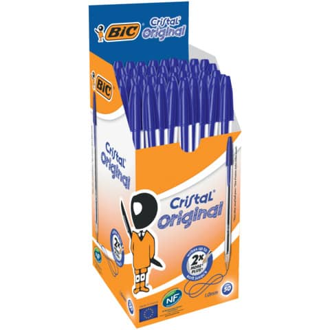 bic-penna-sfera-cristal-m-1-mm-blu-conf-50-pezzi-8373609