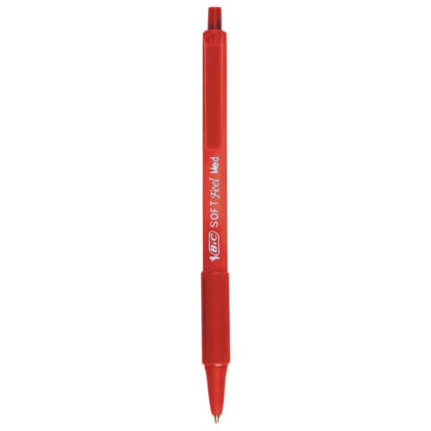 bic-penna-sfera-scatto-softfeel-clic-grip-m-1-mm-rosso-conf-12-pezzi-837399