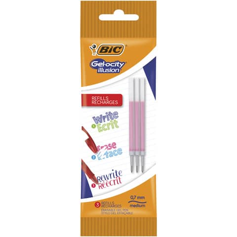 bic-refill-gelocity-illusion-pouch-0-7-mm-rosso-conf-3-pezzi-964821