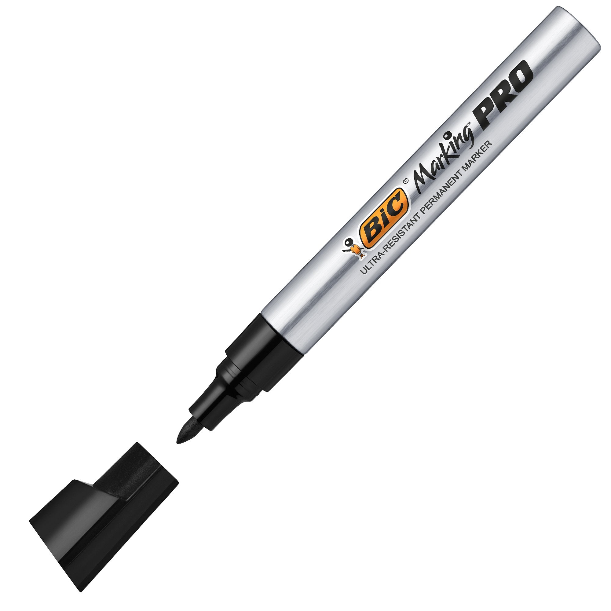 bic-scatola-12-marcatori-nero-punta-tonda-marking-pro