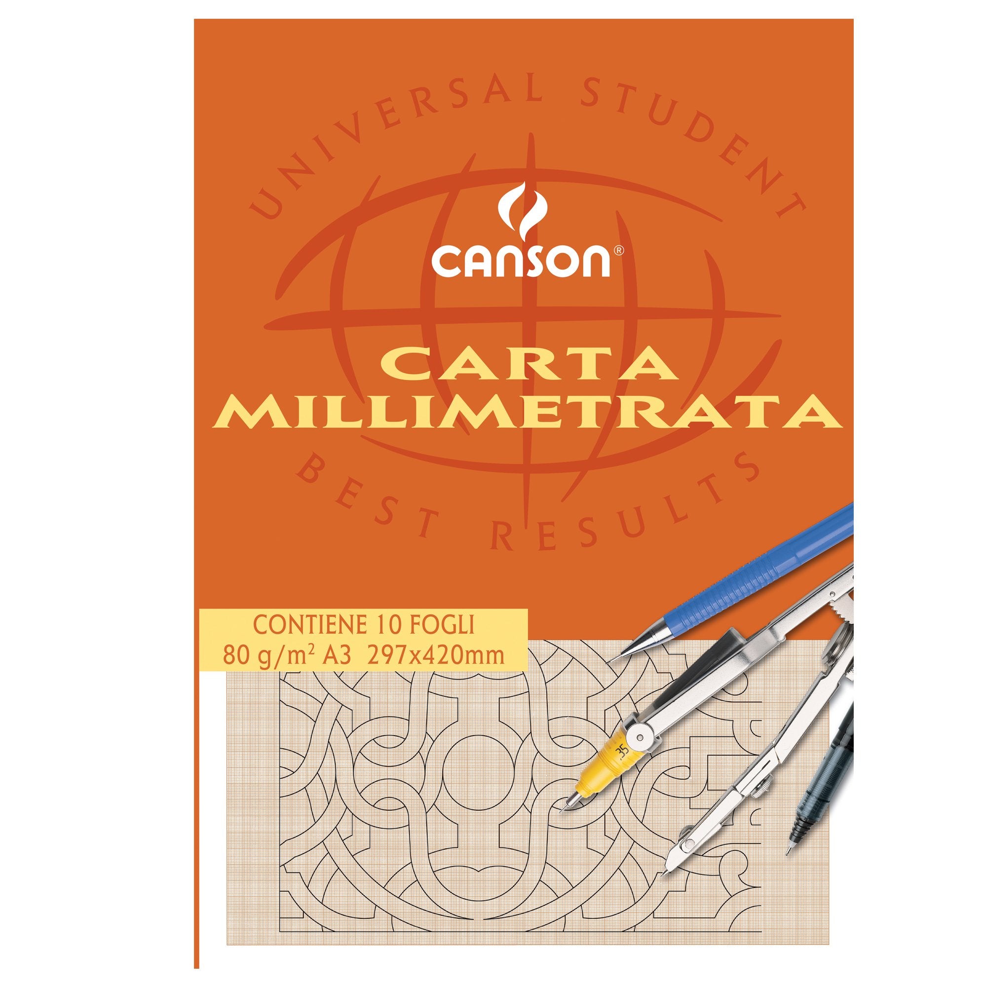 canson-blocco-carta-opaca-millimetrata-297x420mm-10fg-80gr