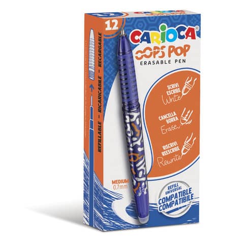 carioca-penna-cancellabile-oops-pop-punta-media-0-7-mm-conf-12-blu-42044-02