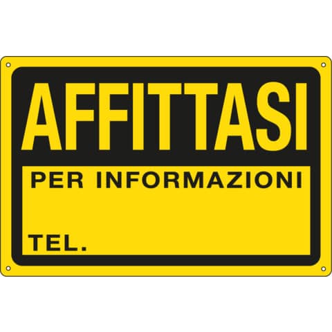 cartelli-segnalatori-cartello-informativo-30x20-cm-affittasi-3345p