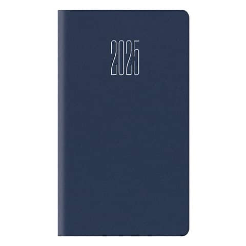 cartucciaperfetta-agenda-2025-settimanale-tascabile-8x14-cm-gommato-blu-25-055200401c