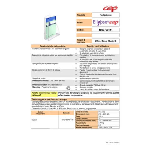 cep-portariviste-pro-isis-polistirene-8-3x27-8x32-5-cm-trasparente-1003700111