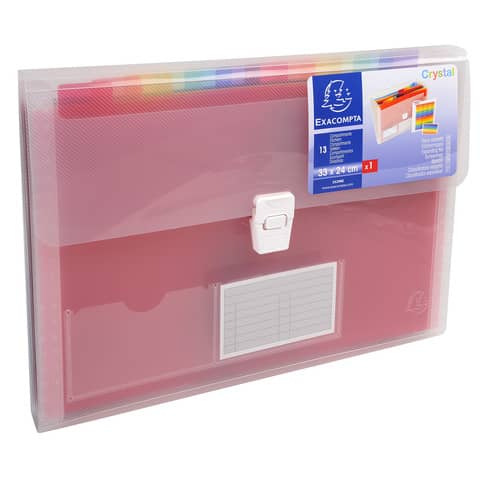 crystal-colours-classificatore-chiusura-scatto-33x25-cm-13-scomparti-cristallo-55298e