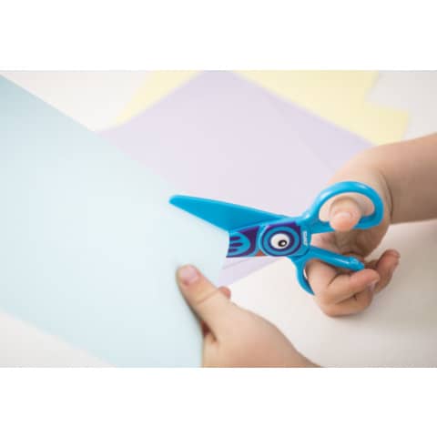 dahle-forbici-bambini-100-plastica-blu-gufo-r054676