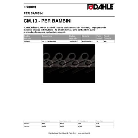 dahle-forbici-bambini-13-cm-punte-arrotondate-assortiti-r054627