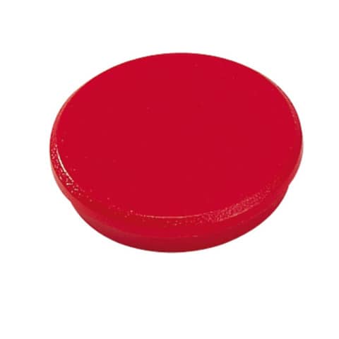 dahle-magneti-rotondi-diametro-32-mm-rosso-altezza-7-mm-forza-8-n-conf-10-pezzi-r955323