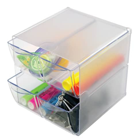 deflecto-cubo-organizer-deflecto-polistirene-4-cassetti-trasparente-15-2x15-2x15-2-cm-350301