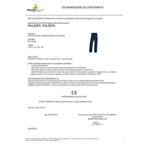 deltaplus-pantalone-lavoro-palaos-blu-tg-l-cotone-100