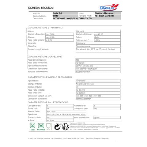 dopla-bicchieri-200-ml-r-marcato-conf-100-pz-giallo-2445