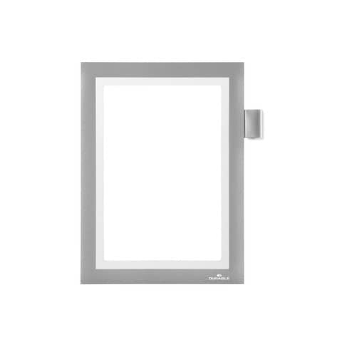 durable-cornice-espositiva-adesiva-duraframe-note-a5-argento-metallizzato-499423