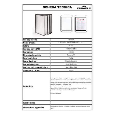 durable-pannelli-espositivi-sherpa-a4-polipropilene-nero-conf-5-560601