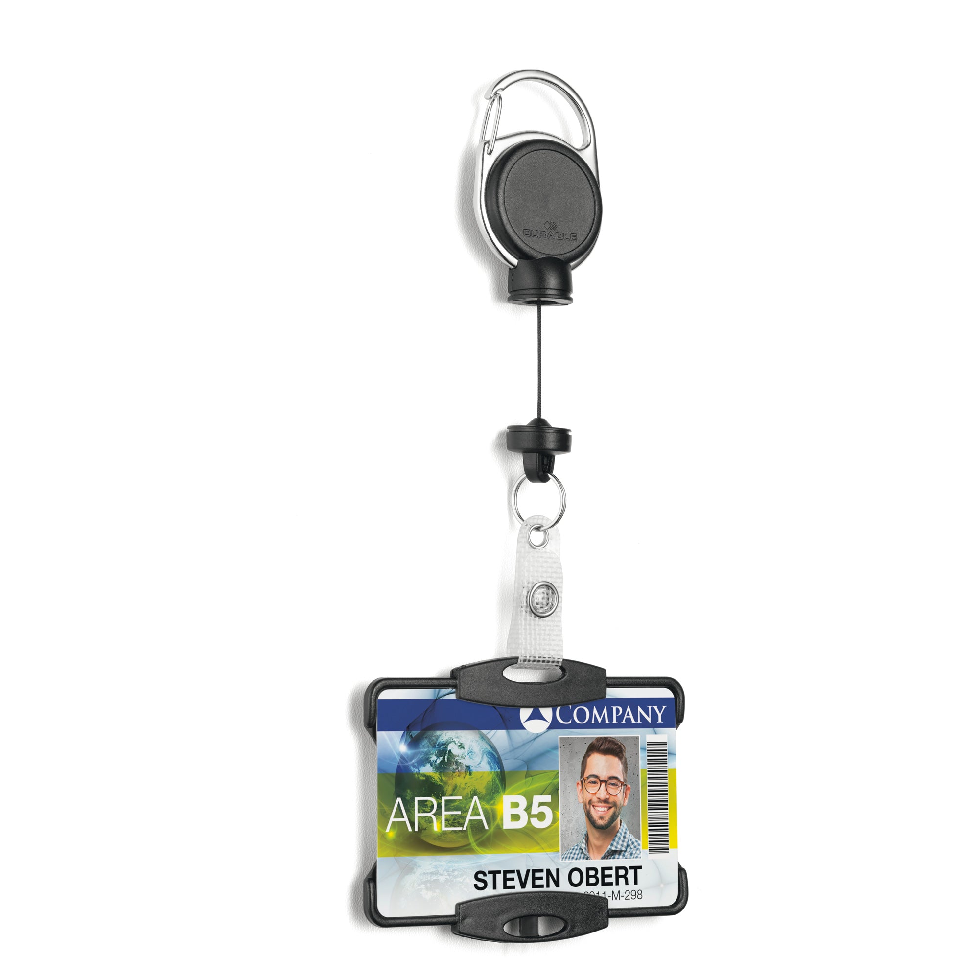 durable-porta-badge-c-chiocciola-yo-yo-extra-strong-nero