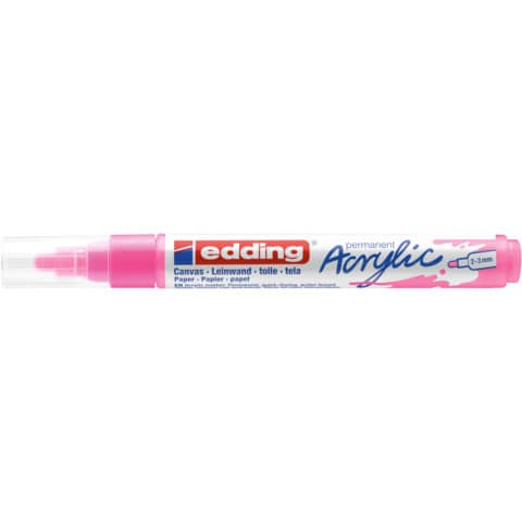 edding-marcatore-acrilico-5100-punta-tonda-2-3-mm-tratto-medio-rosa-fluo-4-5100069