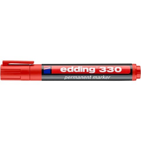 edding-marcatore-permanente-330-punta-scalpello-1-5-mm-rosso-e-330-002