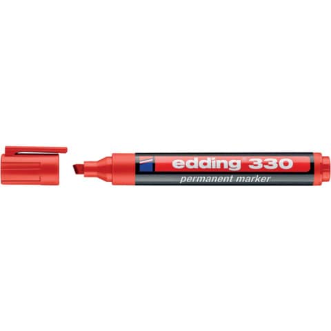 edding-marcatore-permanente-330-punta-scalpello-1-5-mm-rosso-e-330-002