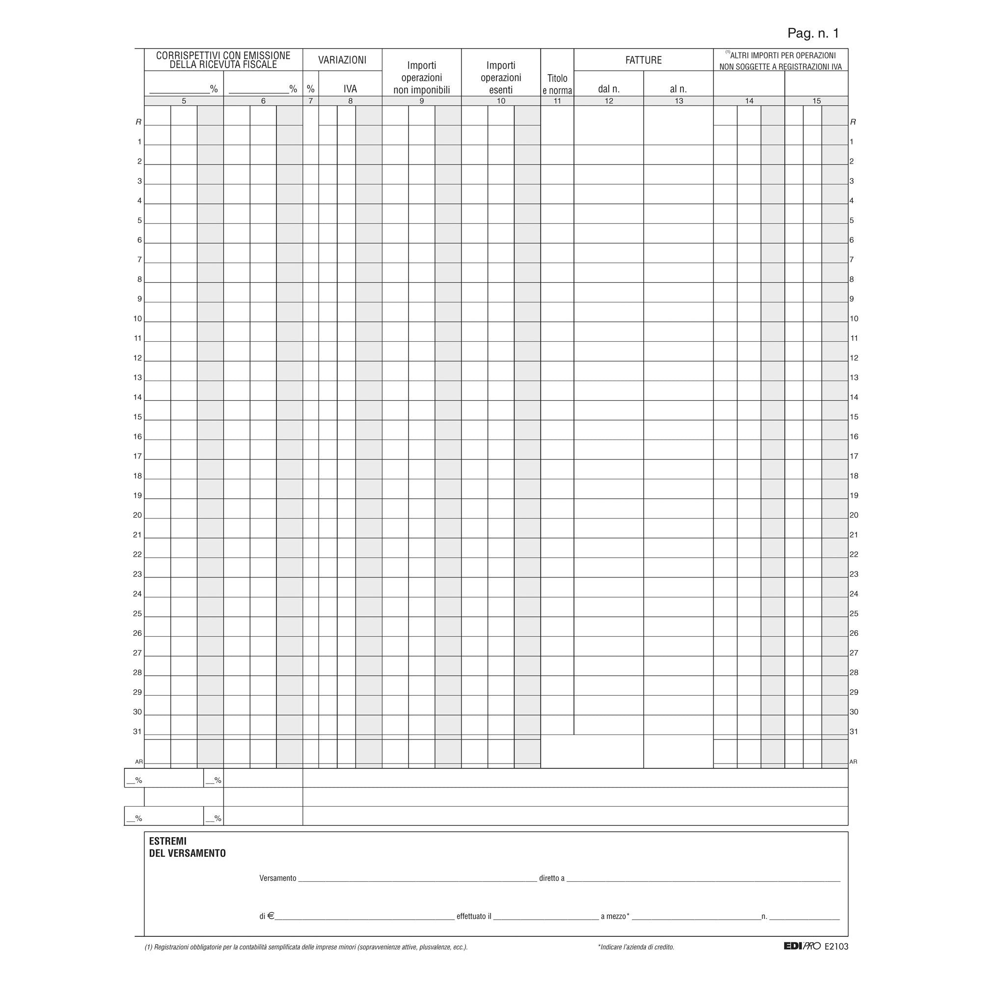 edipro-registro-iva-corrispettivi-31x24-5-15pag-numerate-e2103