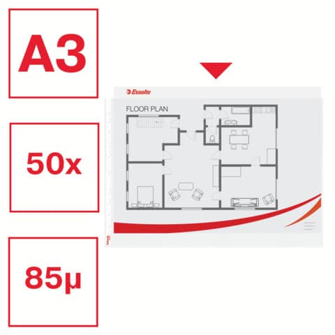 esselte-buste-perforazione-universale-deluxe-goffrate-antiriflesso-trasparente-42x30-cm-conf-50-55230