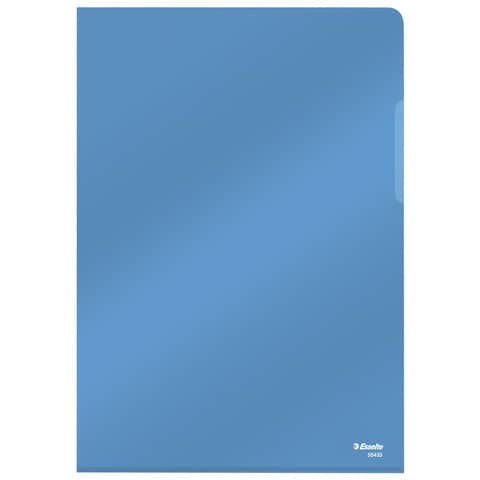 esselte-cartella-lucid-l-pvc-crystal-220x310-mm-conf-25-pezzi-blu-554350