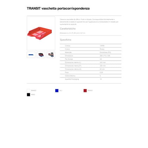 esselte-vaschette-portacorrispondenza-transit-standard-polistirene-rosso-26x33-6x7-6-cm-15656