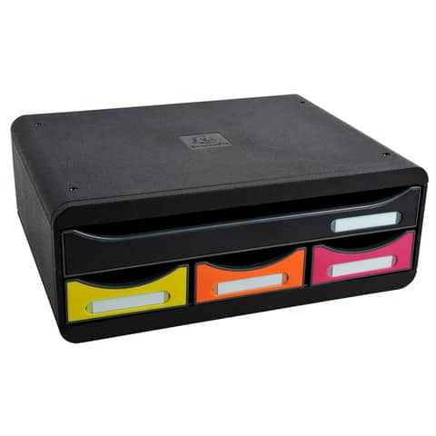 exacompta-cassettiera-toolbox-4-cassetti-nero-arlecchino