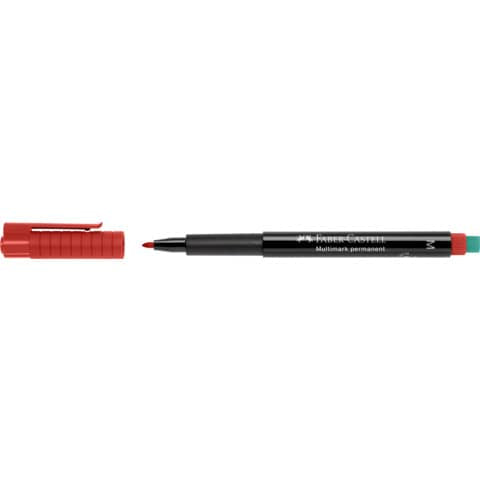 faber-castell-marcatore-permanente-multimark-1525-m-1-mm-rosso-152521