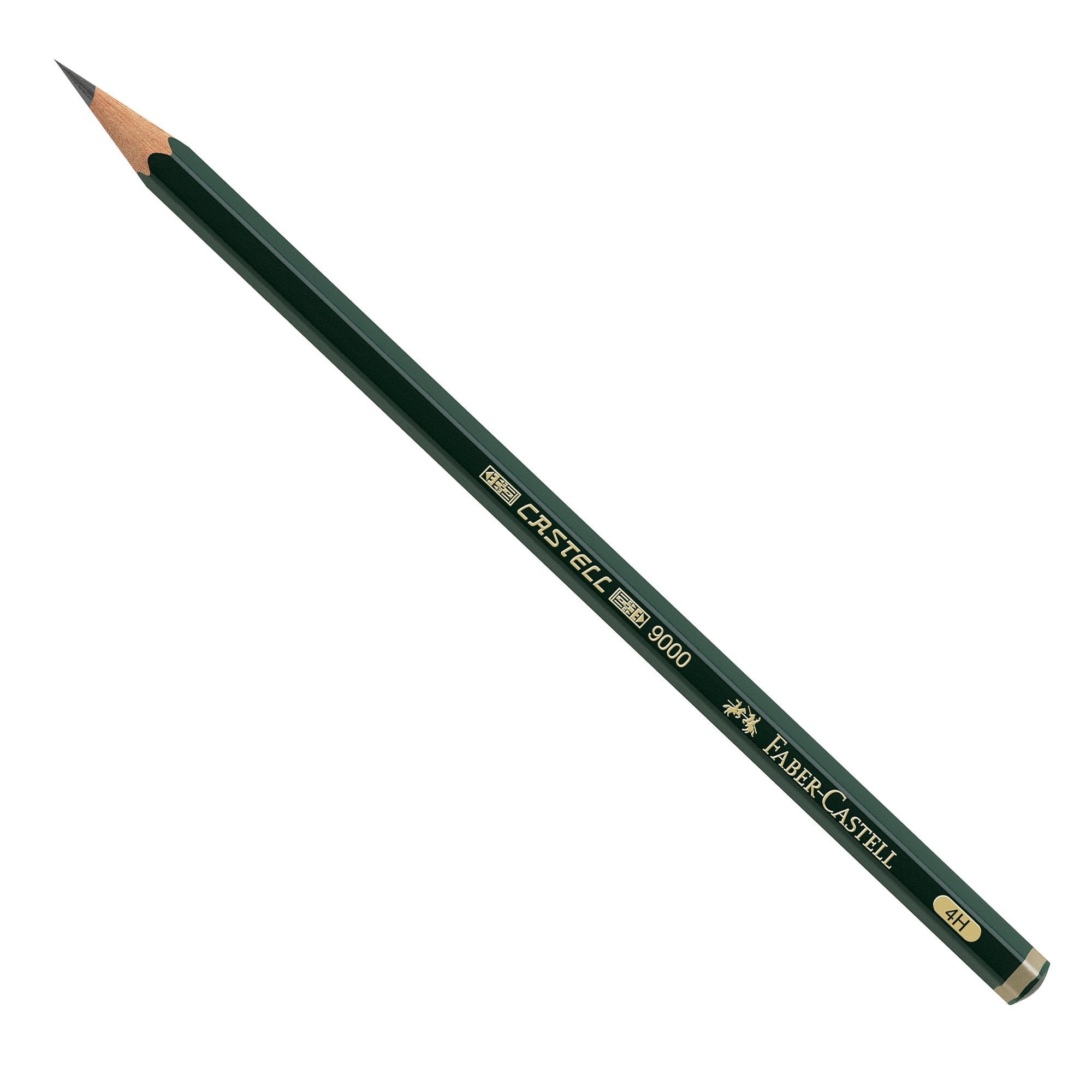 faber-castell-matita-grafite-castell-9000-4h-esagonale-faber-castell