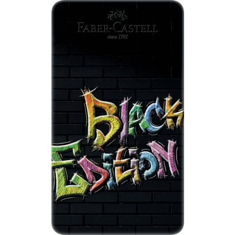 faber-castell-matite-colorate-faber-castell-black-edition-colori-assortiti-conf-12-pezzi-116413
