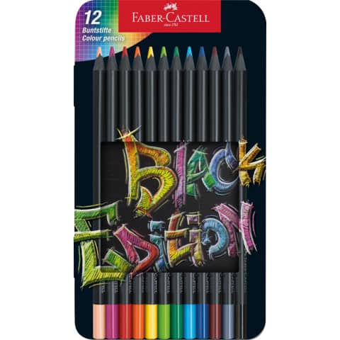 faber-castell-matite-colorate-faber-castell-black-edition-colori-assortiti-conf-12-pezzi-116413