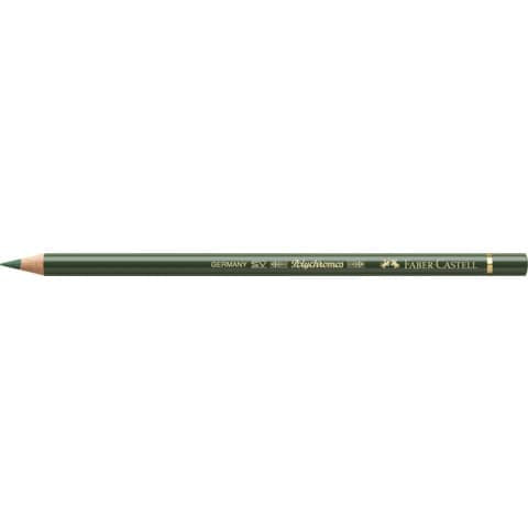 faber-castell-matite-colorate-permanenti-faber-castell-polychromos-mina-3-8-mm-conf-6-pezzi-verde-cromo-ossido-opaco-110174