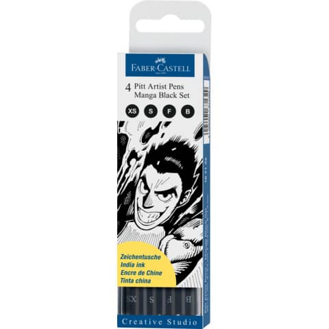 faber-castell-penna-inchiostro-pigmentato-faber-castell-pitt-artist-conf-4-pezzi-manga-set-nero-167132