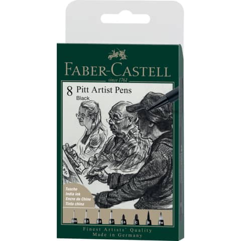 faber-castell-penna-inchiostro-pigmentato-faber-castell-pitt-artist-conf-8-pezzi-tratti-assortiti-167158